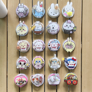 Magnetiline telefonihoidik laiendatava disainiga, MagSafe-ühilduv, akrülist konstruktsioon, karikatuurne jänese stiil