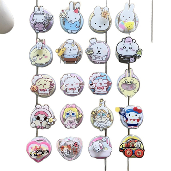 Magnetiline telefonihoidik laiendatava disainiga, MagSafe-ühilduv, akrülist konstruktsioon, karikatuurne jänese stiil