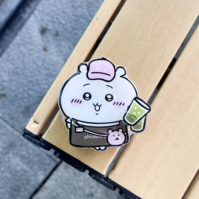 Magnetiline telefonihoidik laiendatava disainiga, MagSafe-ühilduv, akrülist konstruktsioon, karikatuurne jänese stiil