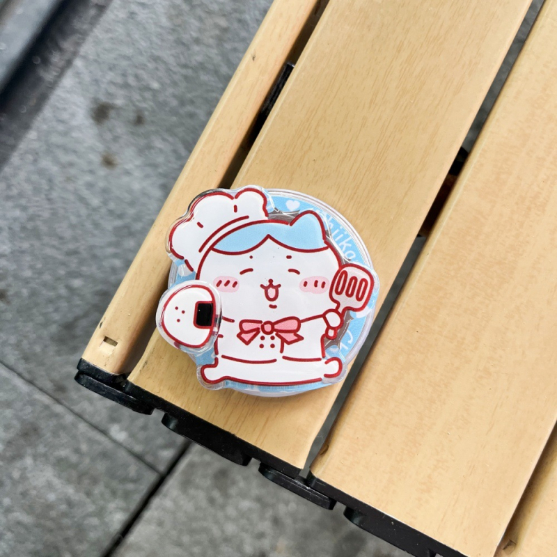 Magnetiline telefonihoidik laiendatava disainiga, MagSafe-ühilduv, akrülist konstruktsioon, karikatuurne jänese stiil