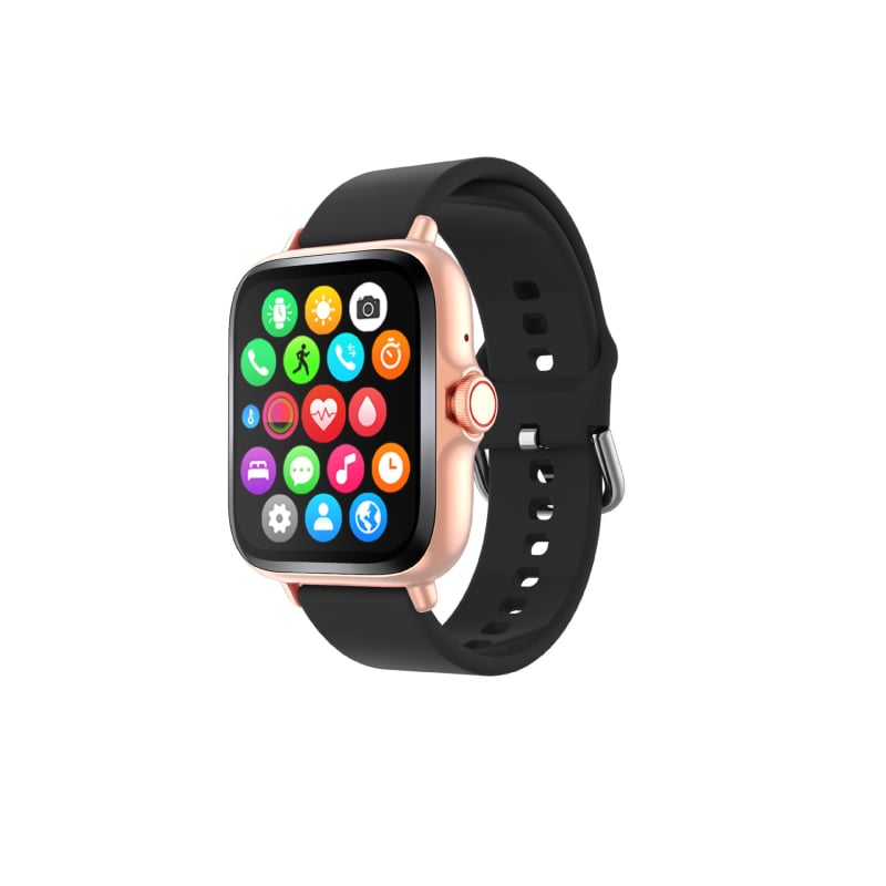 Смарт часовник с Bluetooth повикване и мониторинг на здравето: следене на сърдечен ритъм, кръвно налягане, кислород в кръвта, следене на съня, крачкомер (сърдечен ритъм, кръвно налягане, кислород в кръвта, сън, крачки)