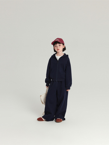 Bērnu divdaļīgs kapucēts komplekts: džemperis ar kapuci un bikses, korejas stils, vienkrāsains audums 68% kokvilnas, 3–8 gadi, rudens kolekcija