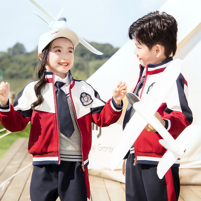 Less Star Clothing: Trīsdaļīgs skolas formas komplekts bērniem – universāls, brīvs stils, 95% kokvilna, rāvējslēdzējs, visu gada sezonai, 8+ gadi (garums virs 140 cm)