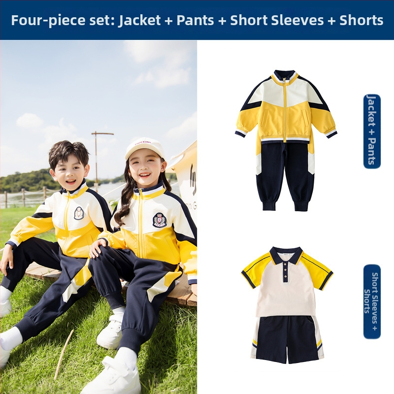 Less Star Clothing: Trīsdaļīgs skolas formas komplekts bērniem – universāls, brīvs stils, 95% kokvilna, rāvējslēdzējs, visu gada sezonai, 8+ gadi (garums virs 140 cm)