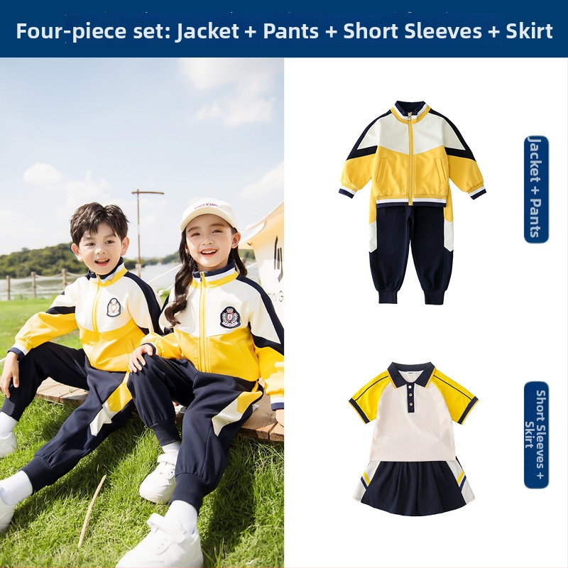 Less Star Clothing: Trīsdaļīgs skolas formas komplekts bērniem – universāls, brīvs stils, 95% kokvilna, rāvējslēdzējs, visu gada sezonai, 8+ gadi (garums virs 140 cm)