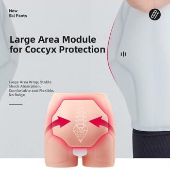 Silikónové nohavice s ochranou bedier na lyžovanie a korčuľovanie, unisex, s integrovaným polstrovaním, modely Hx1 klasický a hx2 ľahký
