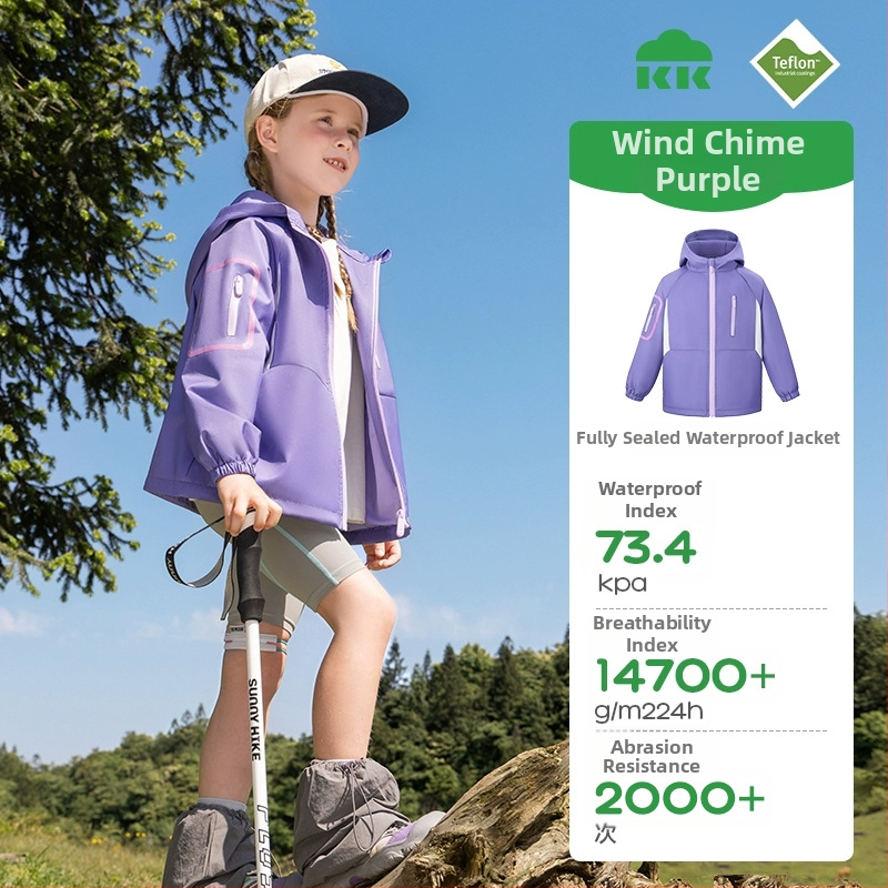 Bērnu softshell jaka ar kapuci - ūdensizturība 5000 mm, ārējais materiāls poliesters, odere poliesters, vecums 7–12 gadi