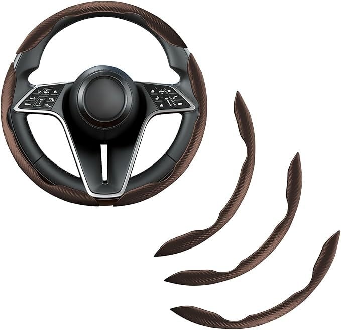 Κάλυμμα τιμονιού αυτοκινήτου – πεταλούδας σχεδίαση, τριμερή κατασκευή, αντιολισθητικό, ανθεκτικό στη φθορά, επιφάνεια από συνθετικές ίνες