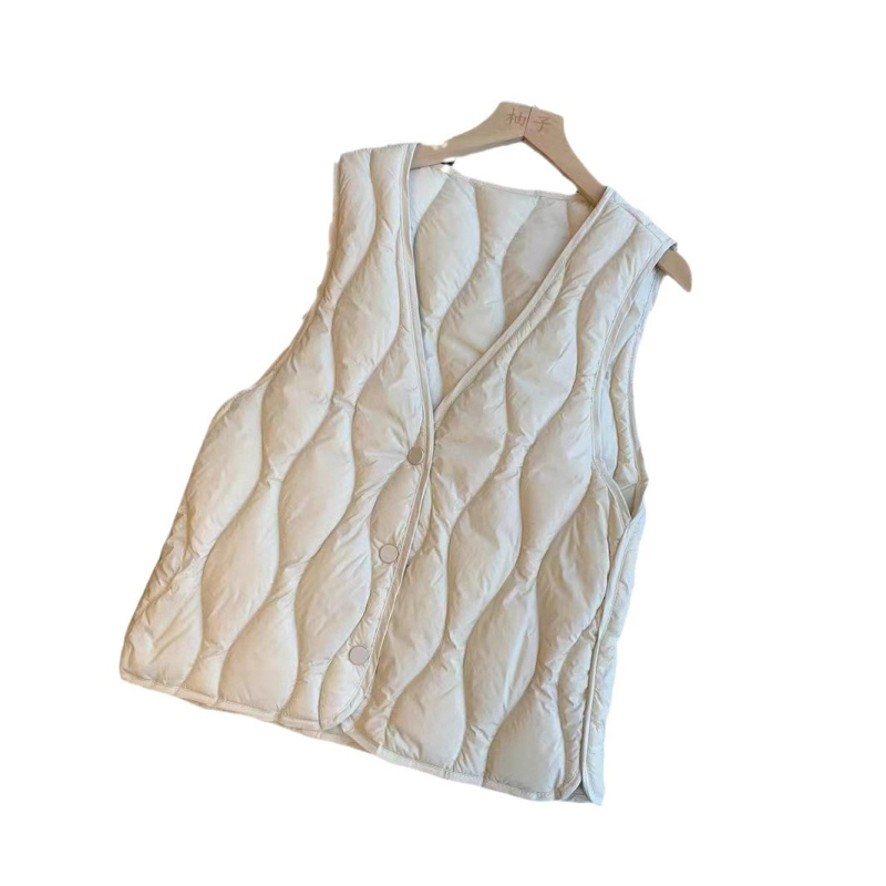 Sieviešu pūkveisela, 81–85% pūka saturs, poliester audums, V kakls, vienkāršs aizdare