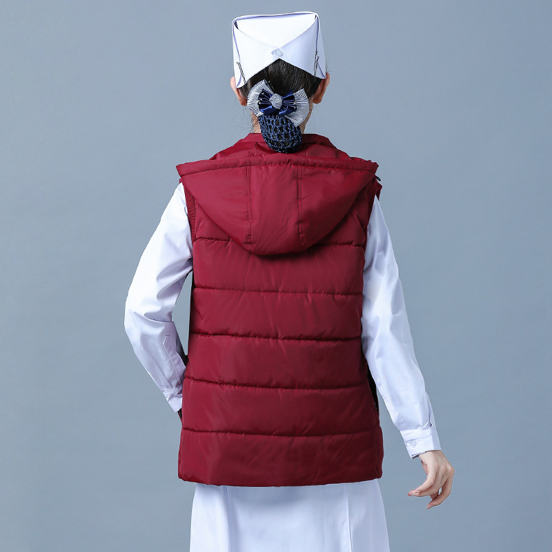 Női tollmellény, libatoll töltet, töltet 51–75%, fő anyag poliészter, karcsú fazon