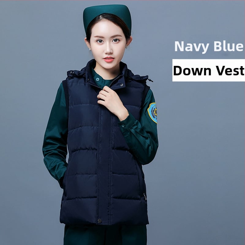 Női tollmellény, libatoll töltet, töltet 51–75%, fő anyag poliészter, karcsú fazon