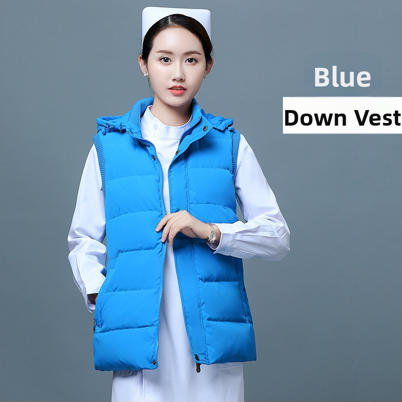 Női tollmellény, libatoll töltet, töltet 51–75%, fő anyag poliészter, karcsú fazon