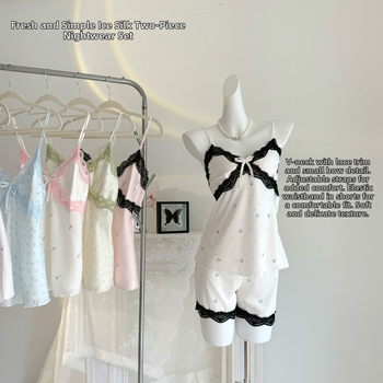 Γυναικείο νυχτερινό τοπ από ice silk με επένδυση στήθους — χωρίς μανίκια, τιραντάκια, V-λαιμό, ultrathin ύφασμα 81–100 g/m², 95–100% πολυεστέρας