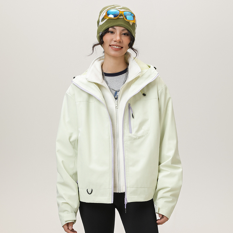 Kapucnis szélálló kabát, egyszínű poliészter anyag, vastag anyag, laza szabás, cipzár elöl