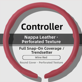 Κάλυμμα τιμονιού αυτοκινήτου – Διατρυπημένο, Αντιολισθητικό, Τετραεποχικό Καθολικό, Αθλητικό στυλ, Συνθετικό δέρμα