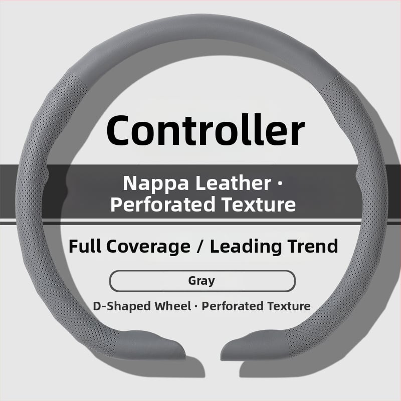 Κάλυμμα τιμονιού αυτοκινήτου – Διατρυπημένο, Αντιολισθητικό, Τετραεποχικό Καθολικό, Αθλητικό στυλ, Συνθετικό δέρμα