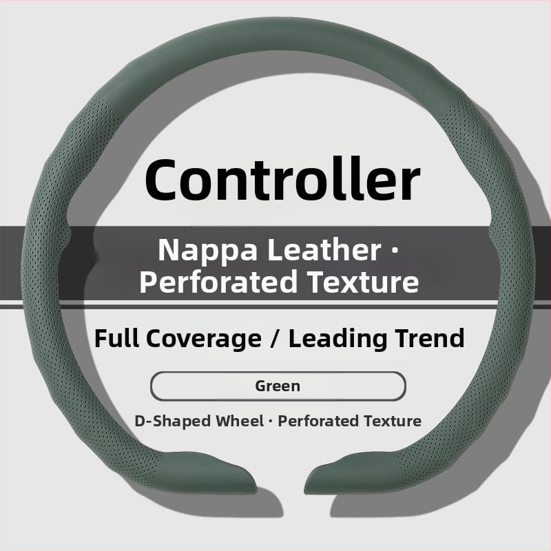Κάλυμμα τιμονιού αυτοκινήτου – Διατρυπημένο, Αντιολισθητικό, Τετραεποχικό Καθολικό, Αθλητικό στυλ, Συνθετικό δέρμα