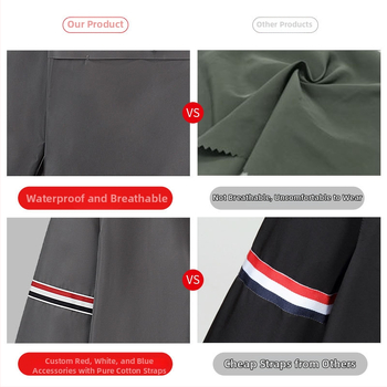 TB BROWIN Куртка в корейски стил, водоустойчива и ветроустойчива, стегнат силует, качулка и цип