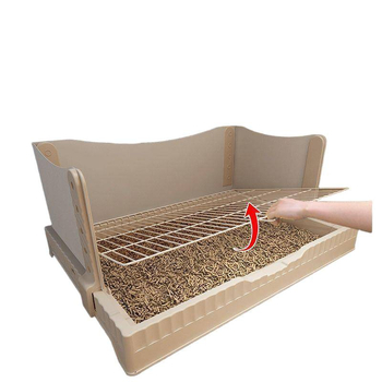 Προστατευτικό κατά των σταγόνων για σκύλους στην τουαλέτα, πλαστική κατασκευή, αυξημένη και βαθύτερη