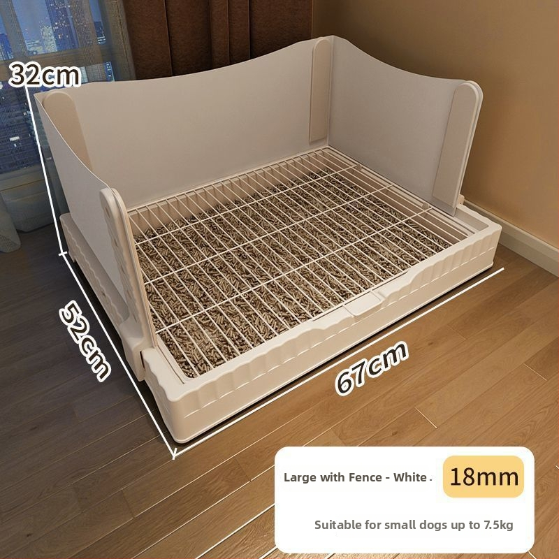 Προστατευτικό κατά των σταγόνων για σκύλους στην τουαλέτα, πλαστική κατασκευή, αυξημένη και βαθύτερη