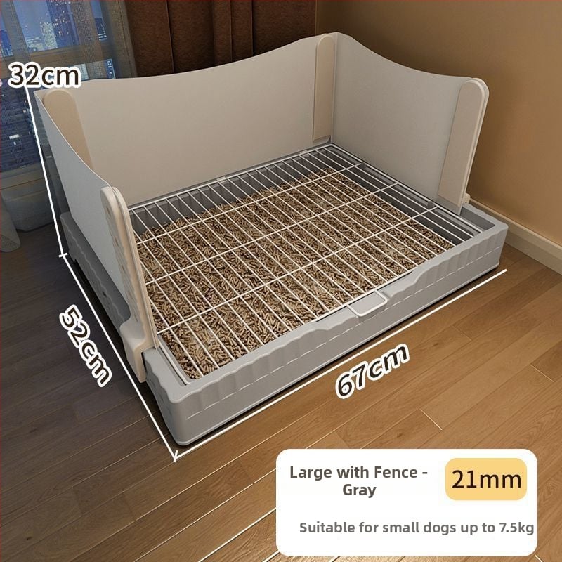 Προστατευτικό κατά των σταγόνων για σκύλους στην τουαλέτα, πλαστική κατασκευή, αυξημένη και βαθύτερη