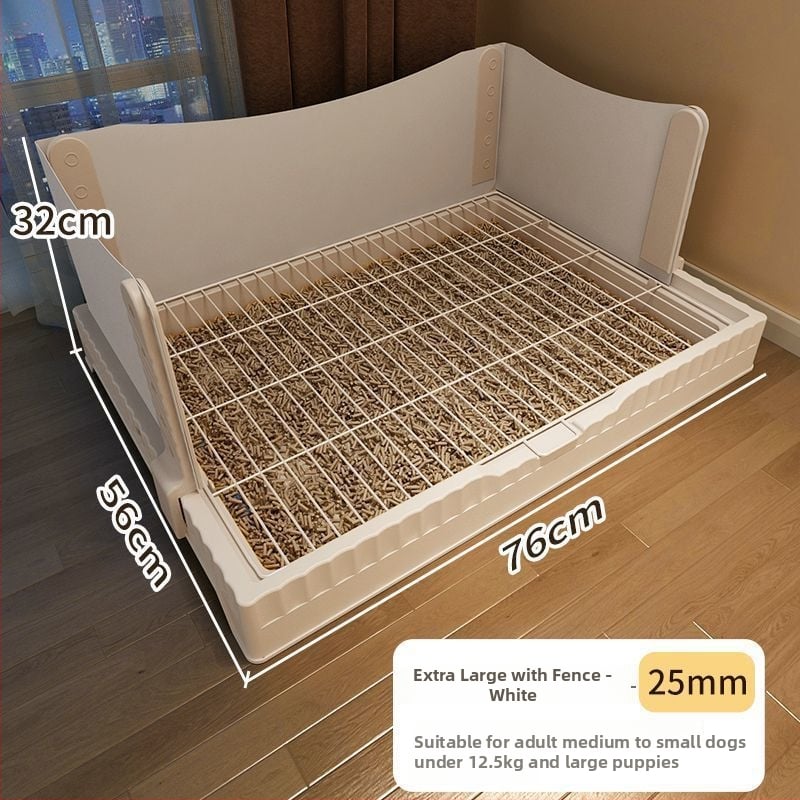 Προστατευτικό κατά των σταγόνων για σκύλους στην τουαλέτα, πλαστική κατασκευή, αυξημένη και βαθύτερη