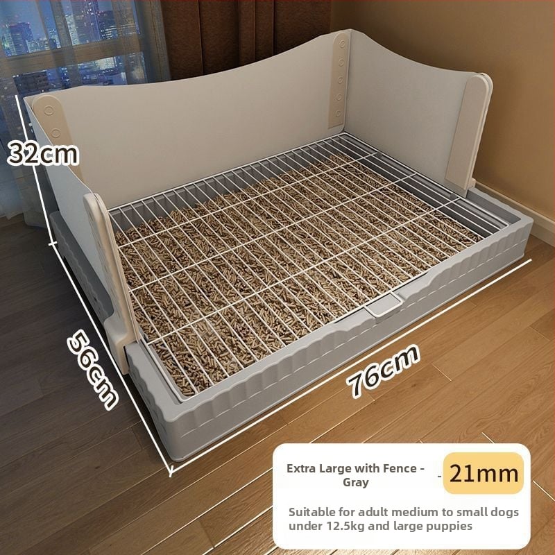 Προστατευτικό κατά των σταγόνων για σκύλους στην τουαλέτα, πλαστική κατασκευή, αυξημένη και βαθύτερη