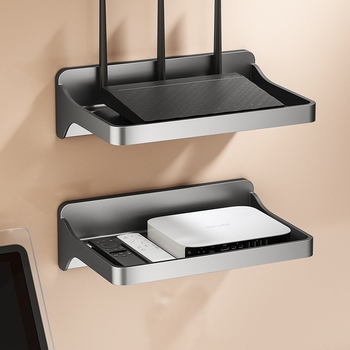 Stalak za router s 6 nivoa – organizator za modem, set-top box i kablove; montaža potrebna