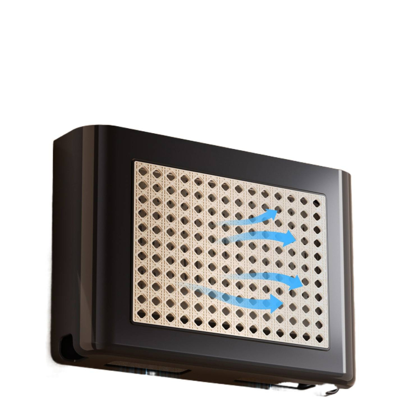 Wi-Fi router kutija za pohranu u vintage stilu, zidni ormarić za TV, polica za set-top box i upravljanje kabelima