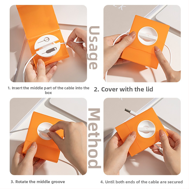 Ručný navíjač káblov pre dátové káble — plastový, model Cdxrxq, značka Friendly