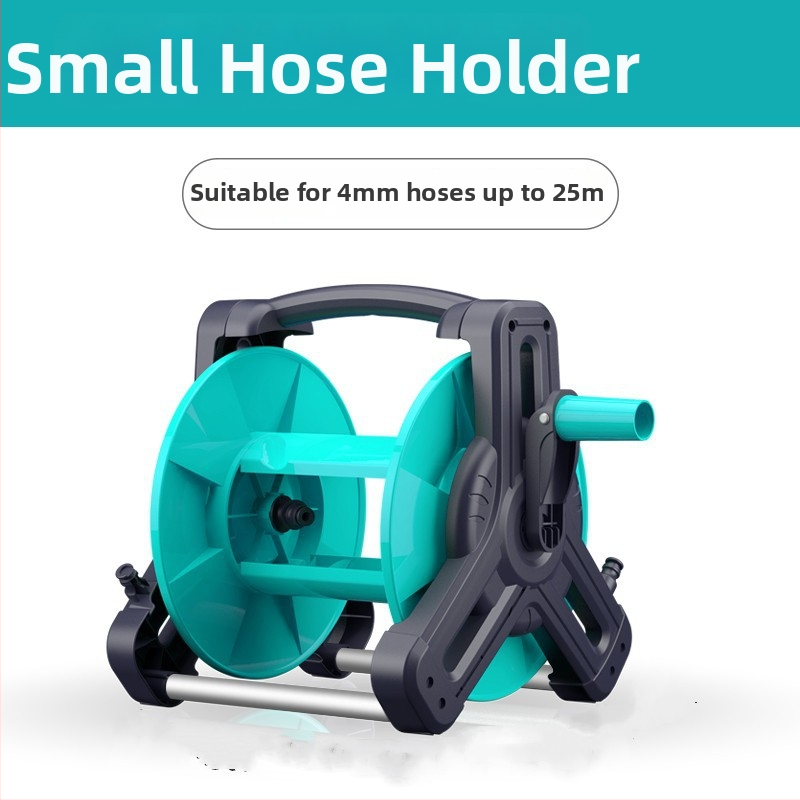 Voolikurull koos pritsimisotsikuga ja hoiustamisega aia kastmiseks - plastmasane pritsimisotsik, veesurve 7, kaal 2.5