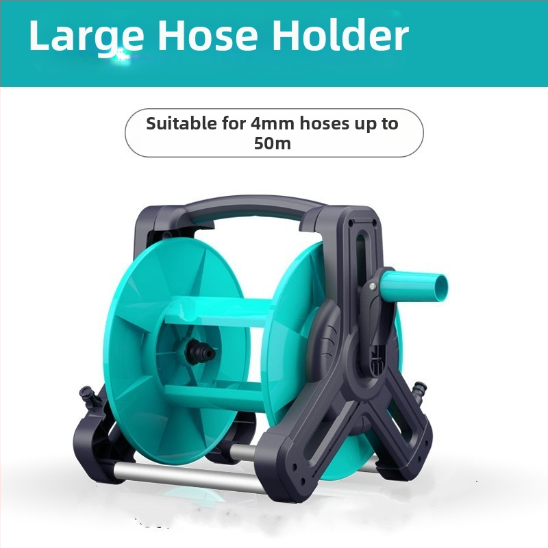 Voolikurull koos pritsimisotsikuga ja hoiustamisega aia kastmiseks - plastmasane pritsimisotsik, veesurve 7, kaal 2.5