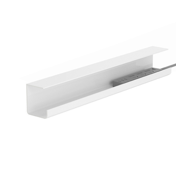 Държач за кабели под масата – PVC, прост стил навиване, за органайзер за кабели. EVERTE; Модел: Държач за кабели под масата