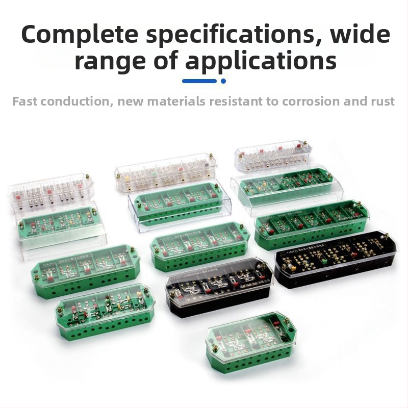 FJ6/DFY1 Rozvodná skrinka z čistého medi pre káble s meraním energie a integrovaným terminálnym blokom