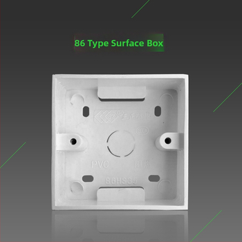 146 mudeli lüliti-pistikapp koos ühenduskarbiga, pinnapealne paigaldus, 86-tüüp, tulekindel