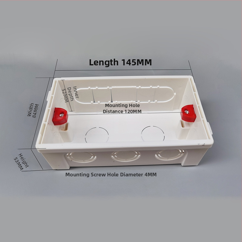 146 mudeli lüliti-pistikapp koos ühenduskarbiga, pinnapealne paigaldus, 86-tüüp, tulekindel