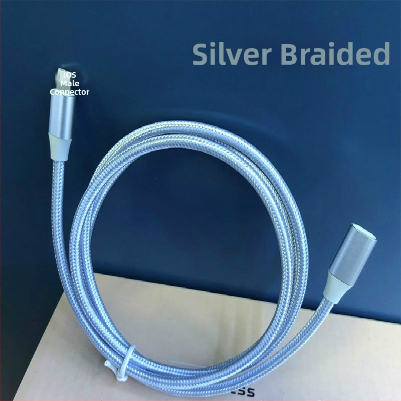 ESYNC 8PIN EXTEND Woven patch kaabel, 8-kordiline vaskkaabel, heli väljund