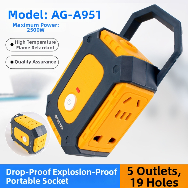 Juhtmestiku pesa lukustusega, puhas vask kontaktid, 10A, 100-250V, 2500W, Riiklik Standard