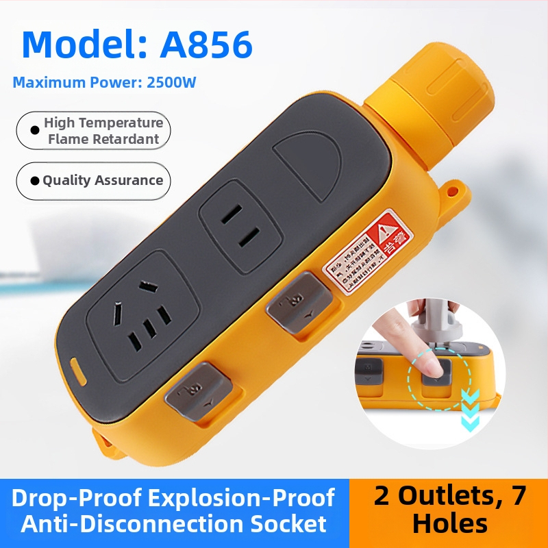 Juhtmestiku pesa lukustusega, puhas vask kontaktid, 10A, 100-250V, 2500W, Riiklik Standard