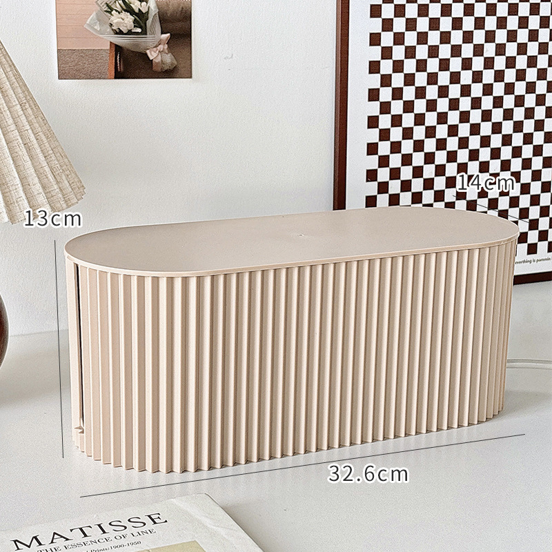 Rakstāmgaldska kabelu vadības kaste | plastmasa, mūsdienīgs vienkāršs stils, galda uzglabāšana, Lemon book zīmols