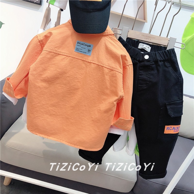 Bērnu krekliņš ar garām piedurknēm korejiešu stilā, 50% kokvilnas, pavasaris 2022