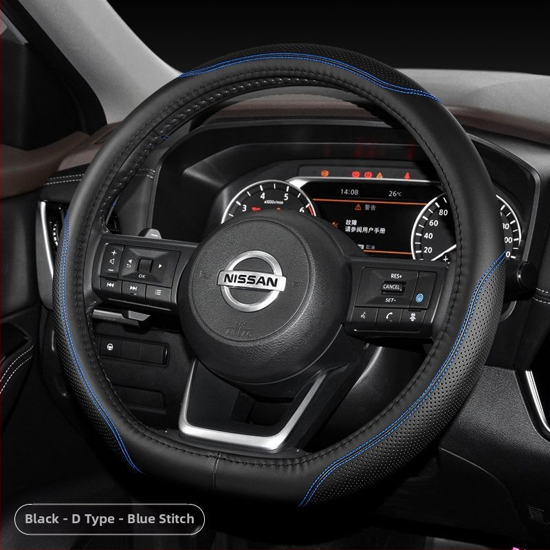 Κάλυμμα τιμονιού από δέρμα βοδινού, εξατομικευμένη επεξεργασία, χειμερινή χρήση, γενική εφαρμογή (Κύρια χαρακτηριστικά: δέρμα βοδινού; εξατομικευμένη επεξεργασία; χειμερινή χρήση; γενική εφαρμογή)