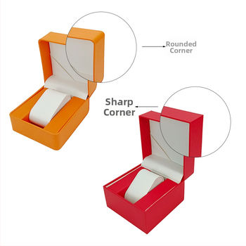 Кръгла PU кутия за часовник – персонализирана, ситопечат, PU кожа, подаръчна опаковка, универсална опаковка