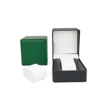 Кръгла PU кутия за часовник – персонализирана, ситопечат, PU кожа, подаръчна опаковка, универсална опаковка