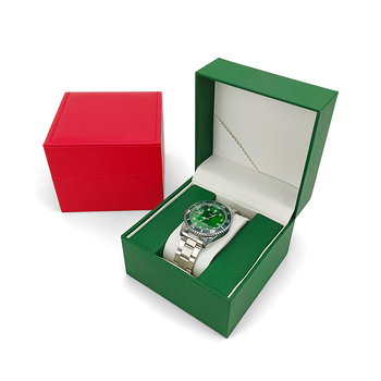 Кръгла PU кутия за часовник – персонализирана, ситопечат, PU кожа, подаръчна опаковка, универсална опаковка