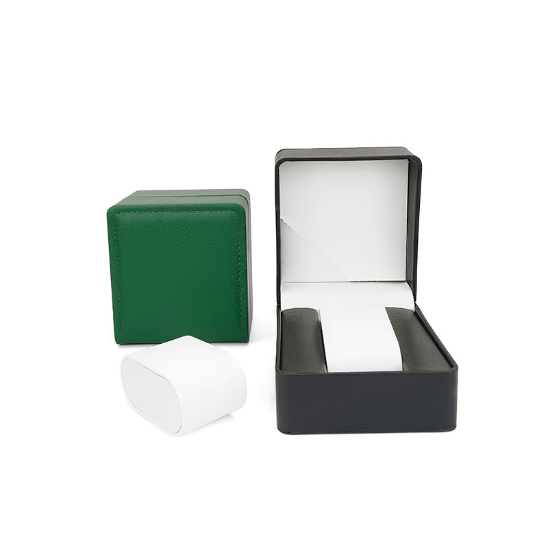 Кръгла PU кутия за часовник – персонализирана, ситопечат, PU кожа, подаръчна опаковка, универсална опаковка