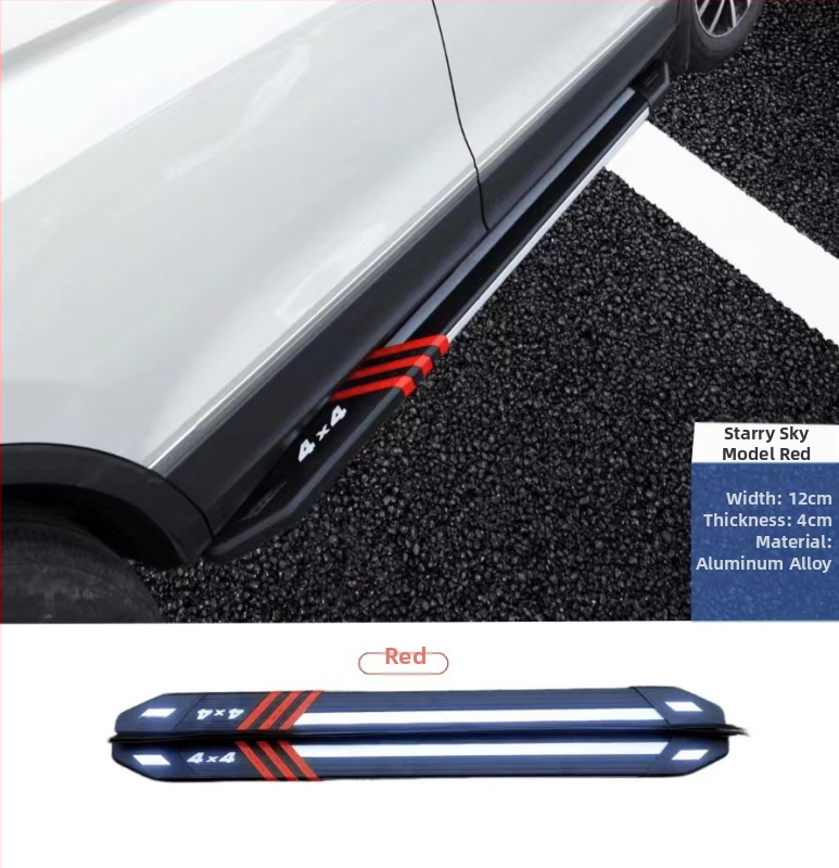 Taobo alumīnija sakausējuma sānu pedālis Ideal L7 L8 L9, ar pielāgošanu