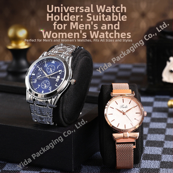 Уиндър за часовници с две позиции — автоматичен, електрически тих, ръчно изработен, PU кожа + MDF, марка Yida