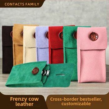 Чанта за часовник от естествена телешка кожа, портативна за механични часовници; печат на лого, персонализиране на обработката и лицензирана частна марка