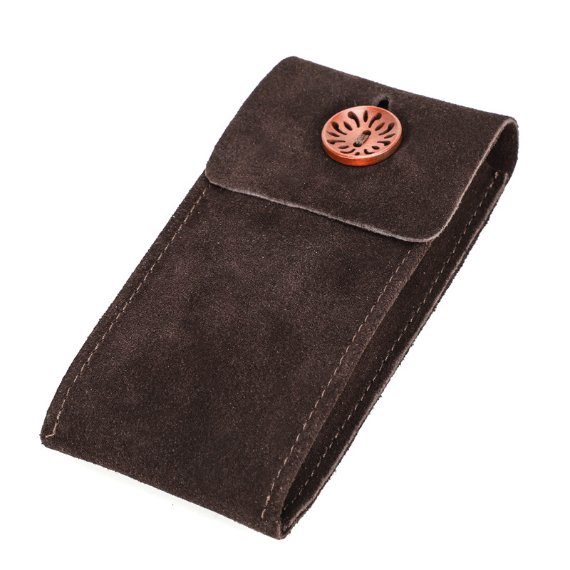 Чанта за часовник от естествена телешка кожа, портативна за механични часовници; печат на лого, персонализиране на обработката и лицензирана частна марка